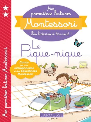 cover image of Mes premières lectures Montessori--Le pique-nique